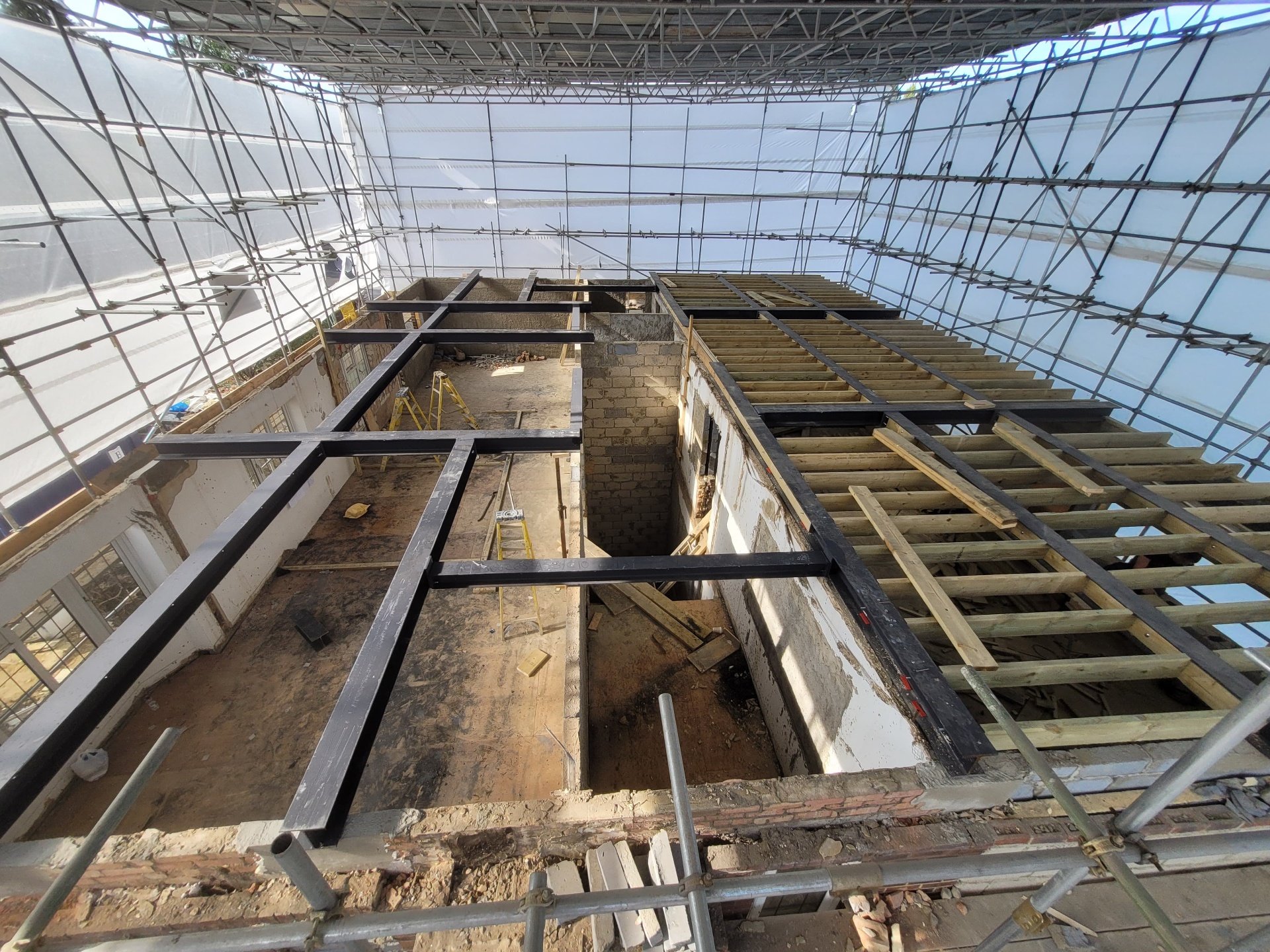 Site Welding — structural steel service by AFE Steel across London and the South East