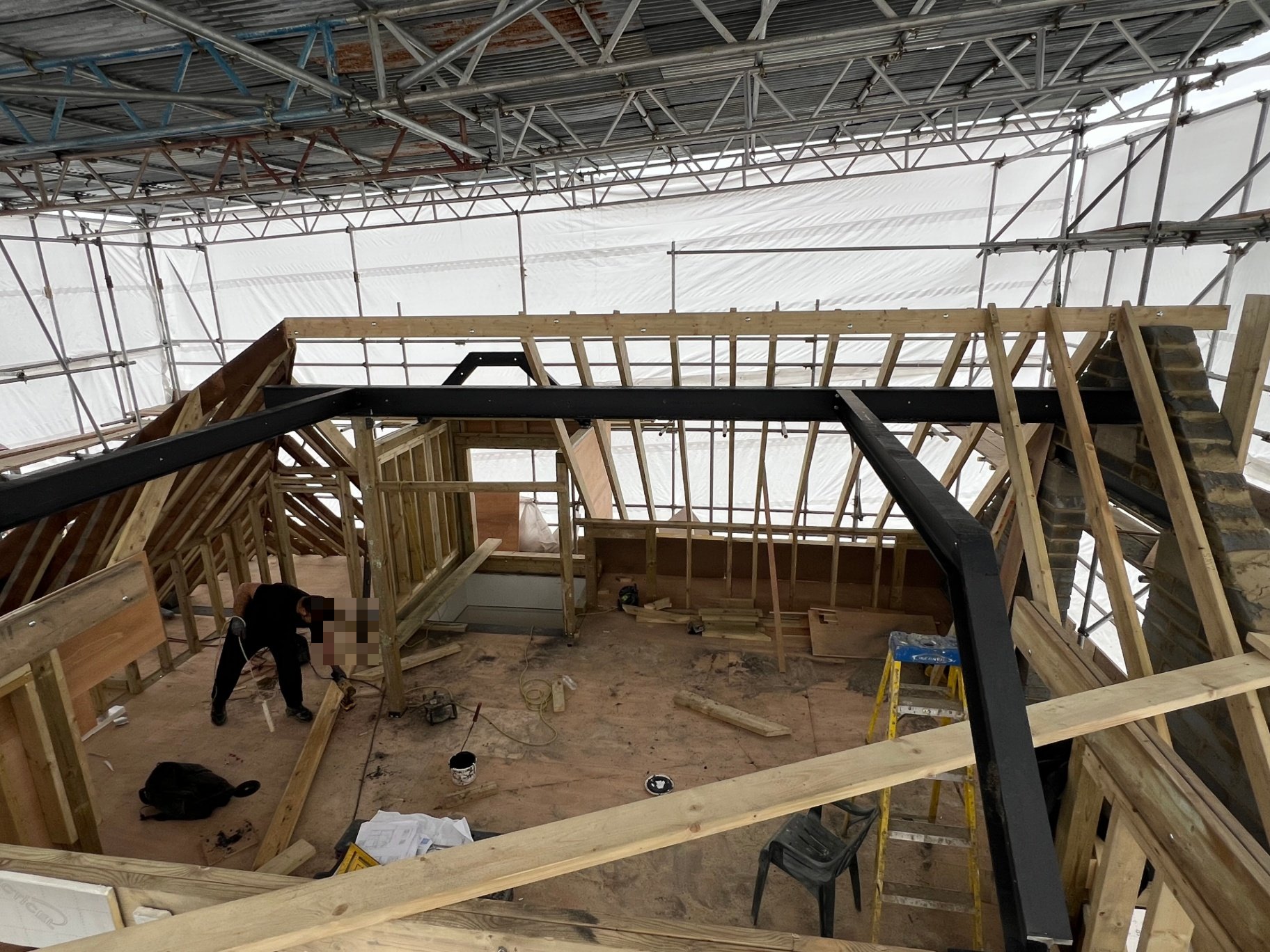 Structural Steelwork Refurbishment, Sutton, London — structural steelwork by AFE Steel in Sutton, London